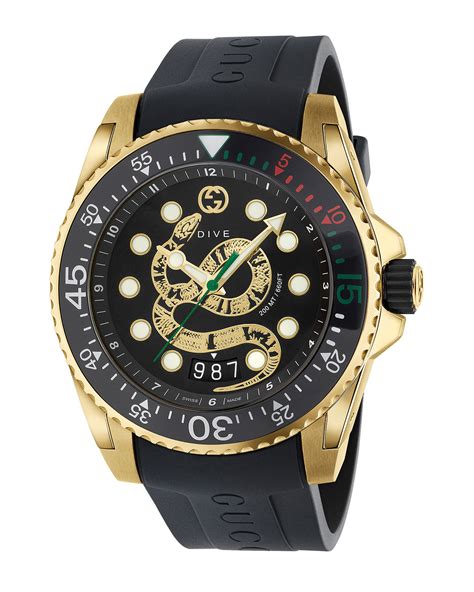 gucci watch with snake|gucci snake dive watch.